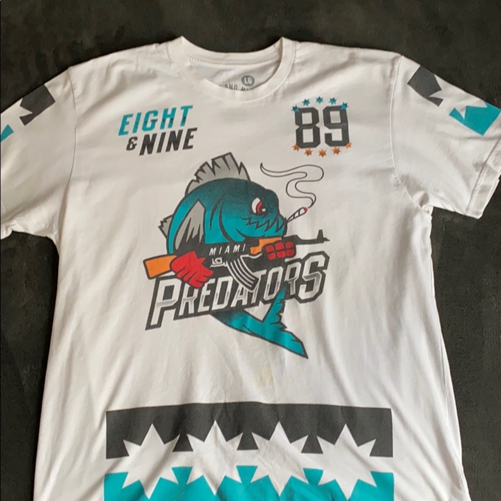 Eight & Nine Miami Predators Tee